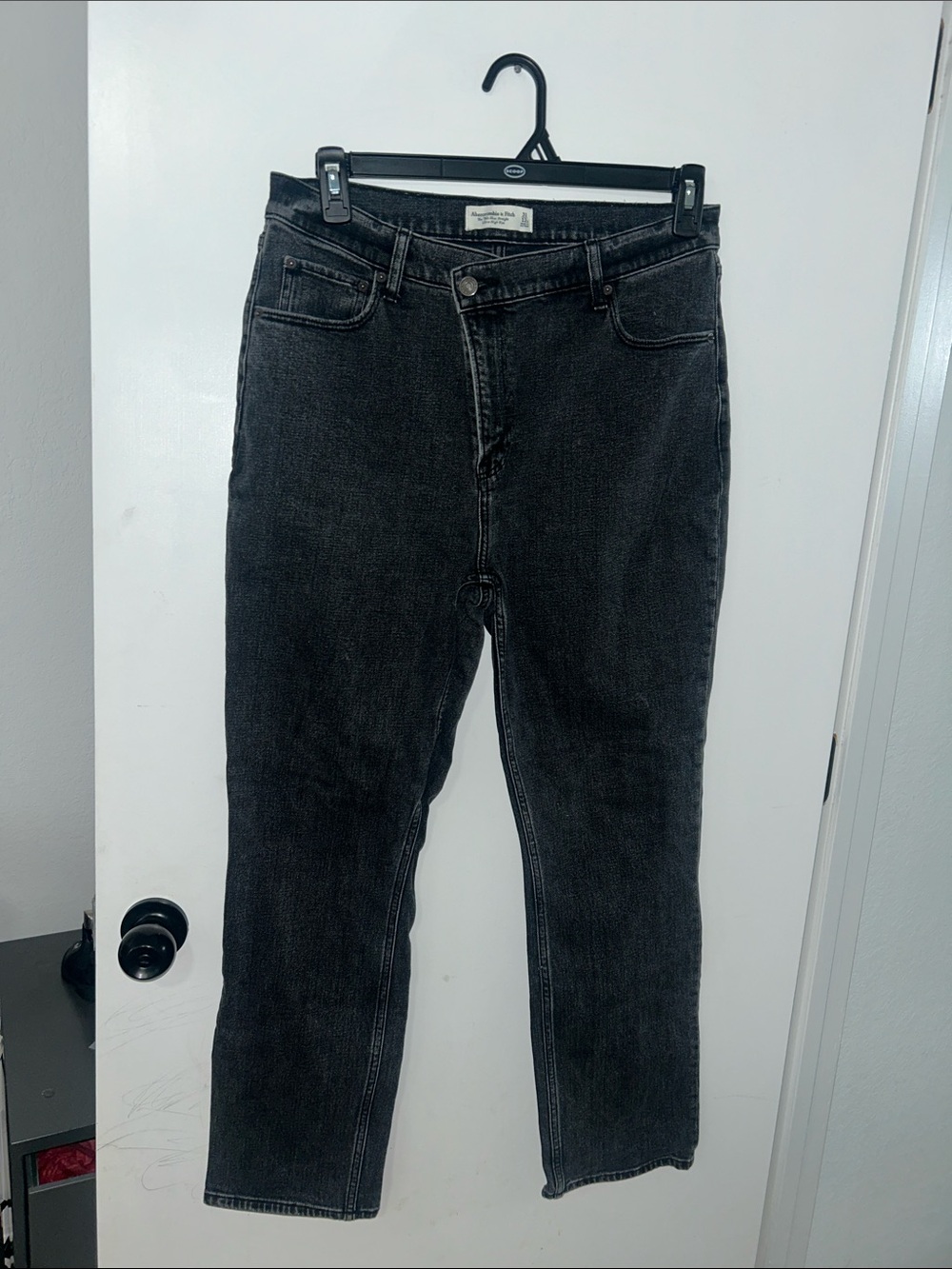 Abercrombie Black Straight Leg Pants